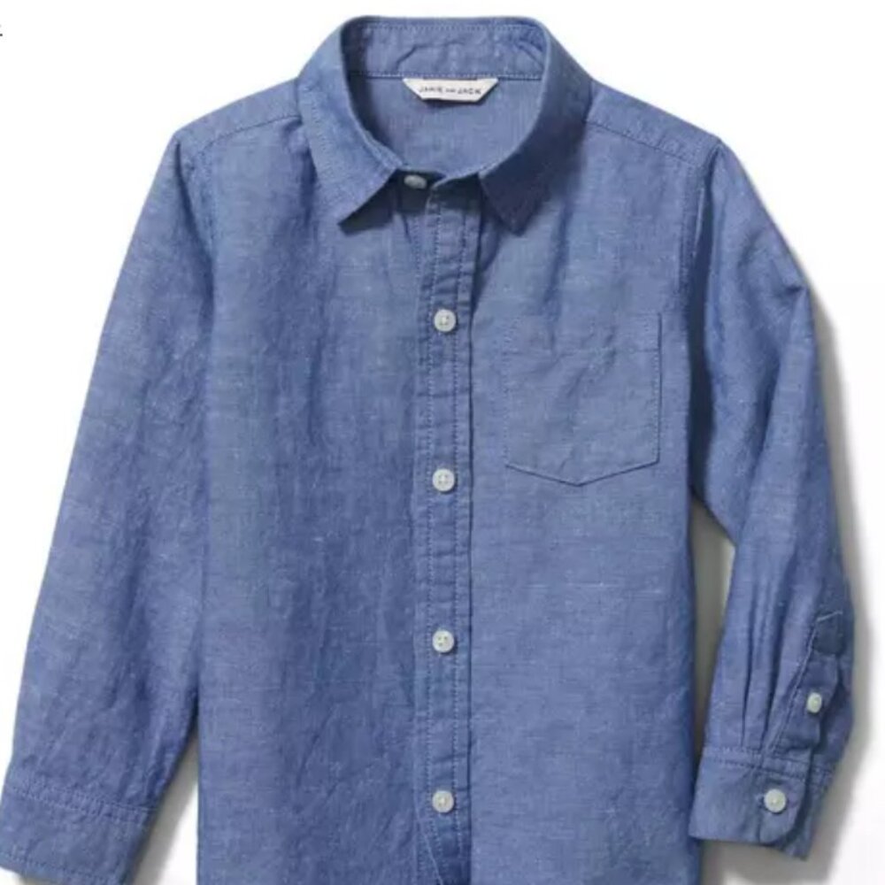 Janie and Jack The Chambray Shirt, boys size 3T